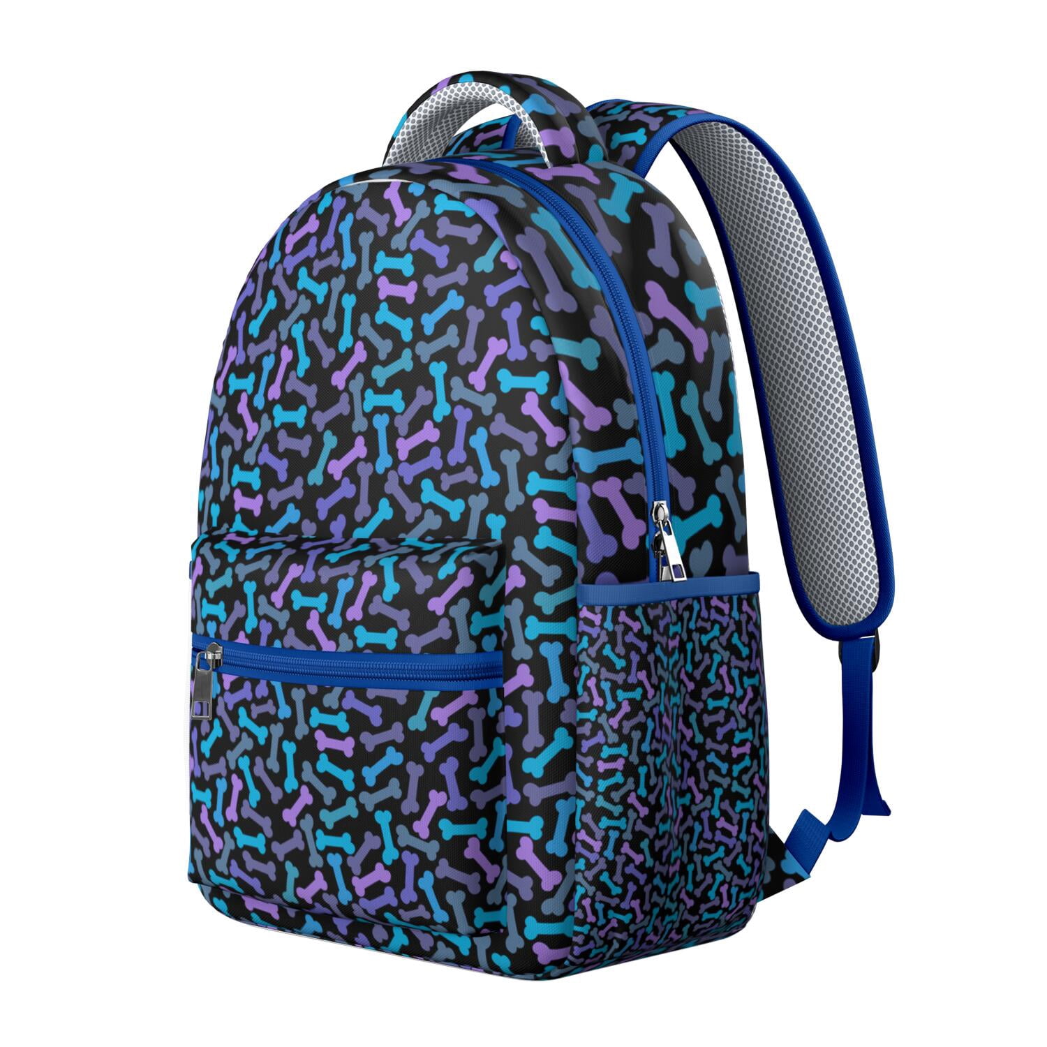 "Pet Themed Backpack with Dog Design - Waterproof Lightweight School Bag for College Students, Cute Laptop Backpack, Multi-Pocket Daypack for Work & Travel"