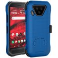 thumbnail image 2 of Nakedcellphone Combo Compatible with Verizon Kyocera DuraForce Ultra 5G UW (E7110) Case, [Cobalt Blue] Slim Kickstand Phone Cover with [Rotating/Ratchet] Belt Clip Holster Combination, 2 of 10