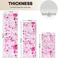 thumbnail image 4 of Pink Breast Cancer Kitchen Rugs Sets Of 3,Kitchen Runner Rugs Non Skid Washable,Decorative Kitchen Floor Mats for Kitchen,Sink,Laundry,17"x30"+ 17"x47" + 17"x59", 4 of 6