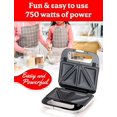 thumbnail image 4 of Betty Crocker 3 en 1 - Parrilla para interior, sándwich/Panini Press & Waffle Maker Plus, parrilla e, 4 of 7
