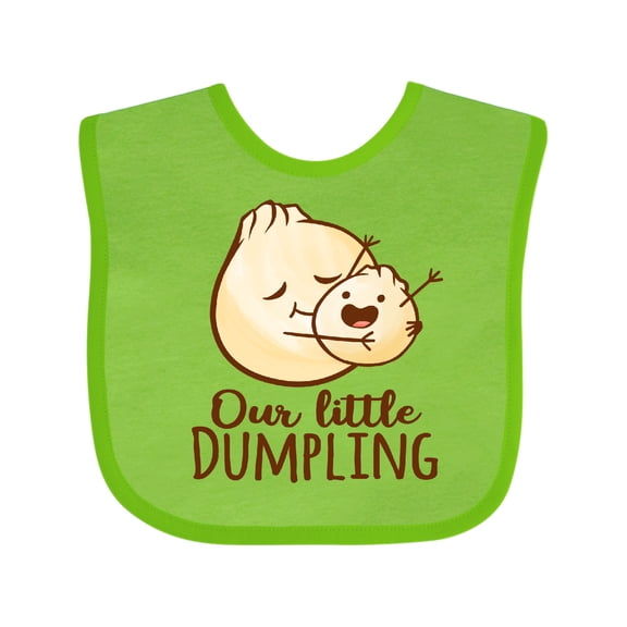 Inktastic Our Little Dumpling Boys or Girls Baby Bib