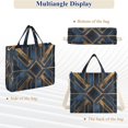thumbnail image 6 of FORMRS Womens Corduroy Tote Bag Crossbody Shoulder Handbag with Pocket, Elegant Geometric Pattern, 6 of 7