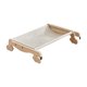 thumbnail image 2 of Hamaca para gatos, percha para ventana, estante para gatos, cama para gatos, estructura estable, marco de madera para ahorrar espacio para alféizar de patrón de nubes Yinane Percha para ventana de gato, 2 of 8
