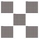 thumbnail image 2 of Yuarrent 100 piezas de decoración de pared espejo acrílico corazón pegatina autoadhesiva 3D calcomanía para niños dormitorio sala de estar, negro No.01 5piezas Yuarrent CBP153373, 2 of 6