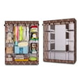 thumbnail image 1 of GoDecor New 4-Layer Portable Closet Storage Organizer Wardrobe Clothes Rack With Shelves, 1 of 7