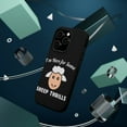 thumbnail image 3 of DistinctInk Tough Case for Apple iPhone 15 PRO (6.1" Screen), Compatible with MagSafe Charging - I'm Here for Some SHEEP Thrills, 3 of 6