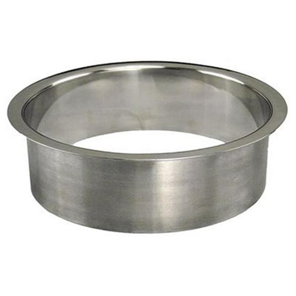 4 x 2 in. Polished Trash Grommet, Stainless Steel