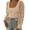 Khaki, variant on Vedolay Long Sleeve Shirts for Women Button Long Sleeve Sweatshirt Blouses for Women Beige,L