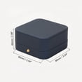 thumbnail image 2 of Uxcell Velvet Bracelet Box, Single Slot Vintage Jewelry Holder for Wedding, Blue, 2 of 5