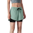 thumbnail image 3 of Bibifish Women's 2-In-1 Shorts Double Layer Unisex Couple Running Outdoor Shorts Workout Shorts, 3 of 5