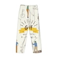 thumbnail image 3 of Lsque Golf Icons And Golfer Print Men's Pajama Pants, Lounge Pant - Comfortable Home Wear,Elastic Waistband, Stylish Design-Medium, 3 of 9