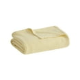 thumbnail image 6 of Home Essence Freshspun Basketweave Cotton Blanket, Twin, Yellow, 6 of 8