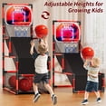 thumbnail image 4 of Juego de Baloncesto Arcade NIPLOOOW con Marcador LED para Niños, 4 of 7