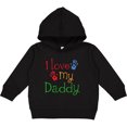 thumbnail image 2 of Inktastic I Love My Daddy Toddler Hoodie, 2 of 4