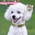thumbnail image 2 of Customizable Pet Collar - Engravable Loss Prevention Dog Collar, Cotton & Linen Material for Comfort & Breathability, Outdoor Neck Strap for Small to Medium Dogs, Teddy Dog Walking Leash Collar, 2 of 10