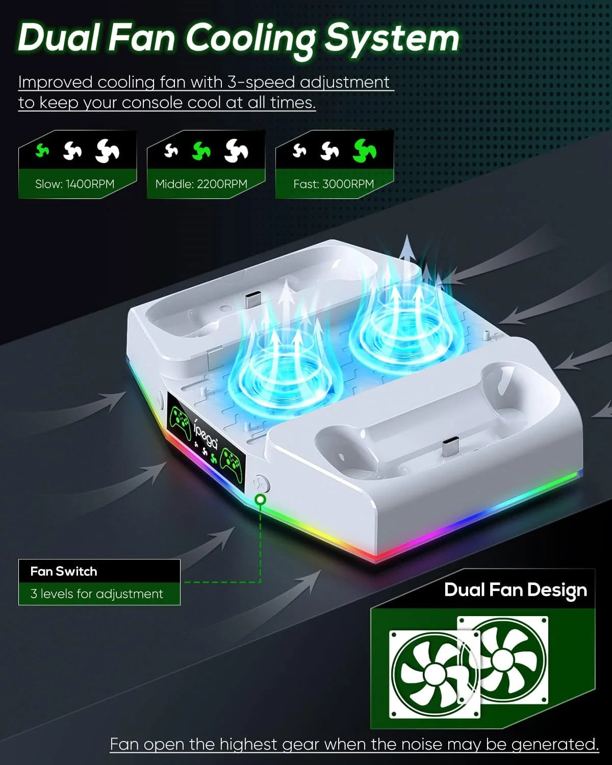 Prociv Xbox Series S RGB Cooling & Charging Station photo 5