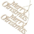 thumbnail image 4 of Gymnture christmas Merry Christmas Wooden Cutout Signs - Rustic Wall Plaque (2pcs), 4 of 11