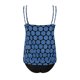 thumbnail image 5 of Trajes de Baño de Corte Alto para las Mujeres sin Mangas Impresión Push-Up Traje de Baño Acolchado Conjuntos de Blusa, Trajes de Baño de Cintura Alta para las Mujeres, 5 of 5