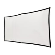 HP CC200 FHD LCD LED Projector with Roku Express Streaming Player and 84 Mobile Projection Screen