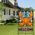 thumbnail image 4 of Fall Mouse Pumpkin Welcome Fall Garden Flags 28"x40” Double Side,Small Yard Flags for Outside,Outdoor Fall Decor,Autumn Funny Garden Flag Yard Decoration, 4 of 5