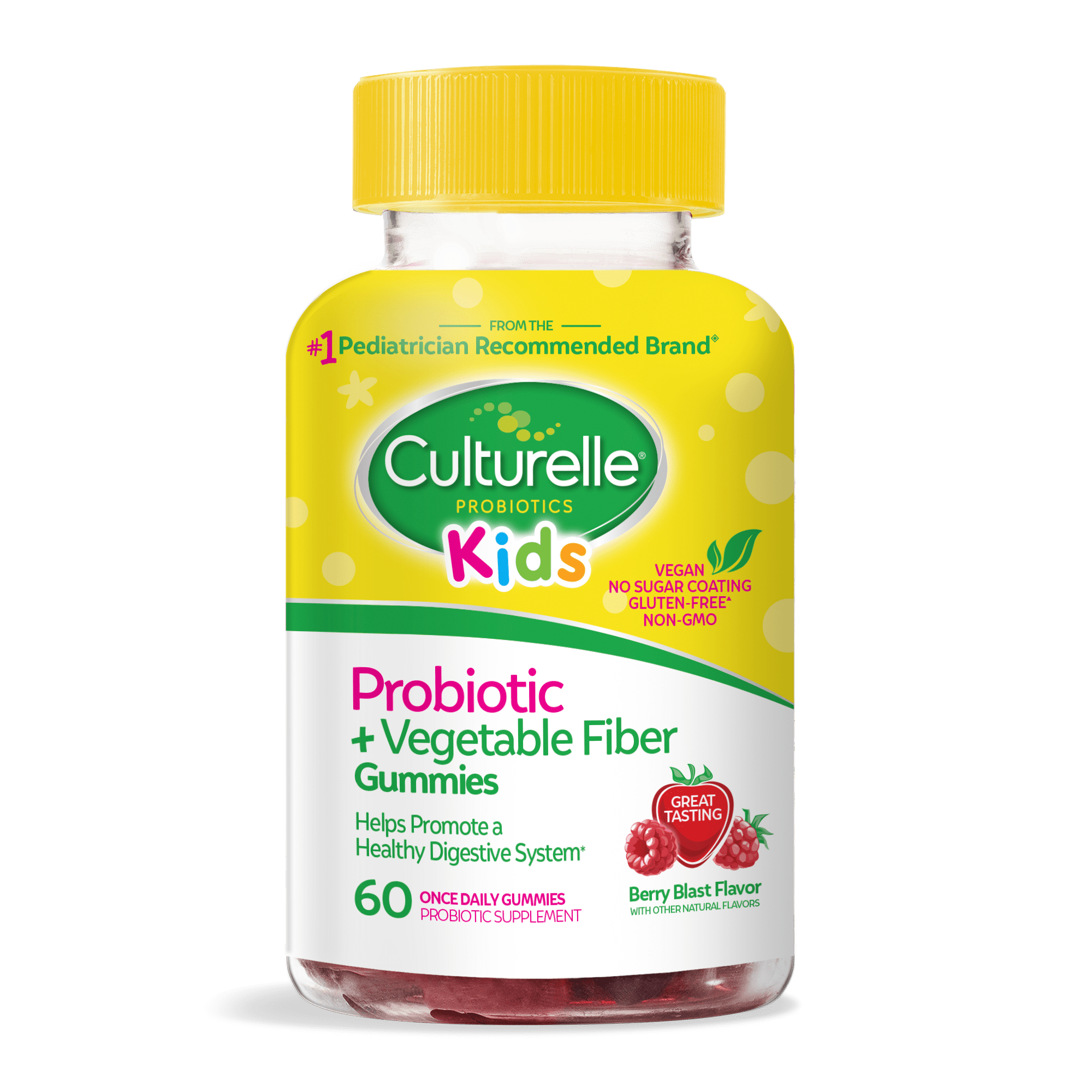 Culturelle Unisex Kids Probiotic Fiber Probiotic Supplement 60 Ct 