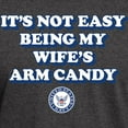 thumbnail image 3 of CafePress - U.S. Navy Being My Wife's Arm Candy Dark T Shirt - Men's Classic Graphic Cotton T-Shirt, 3 of 4
