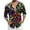 Z70-Dark Gray, variant on Men's Valentines Shirts Slim fit Floral Printed Beach Hawaiian Button-Down Dress Shirt