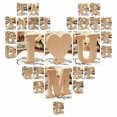 thumbnail image 4 of Lovely English Letter Shape Statue Decor Handmade Good Carved Mdf Statue Model For Home-zzyZ, 4 of 5