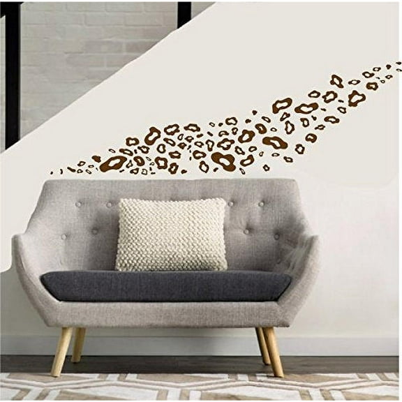 Leopard Print Wall Decals / Solid color Cut Out Wall Decor