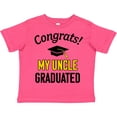 thumbnail image 3 of Inktastic Congrats My Uncle Graduated with Cap Boys or Girls Toddler T-Shirt, 3 of 5