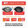 thumbnail image 2 of Wok JOYCE CHEN Classic Series de acero al carbono de 35 cm con asas de abedul, 2 of 7