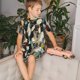 thumbnail image 4 of Fotbe Colorful Bulldog Duo Pijama Estampada de 2 Piezas para Niños – Ropa de Dormir de Manga Corta Cómoda para Niños y Niñas, Camiseta y Shorts de Algodón-Large, 4 of 6