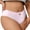 #0408-Pink, variant on Seamless Bikini Panties for Women Heart Detail No Show Stretch Support Briefs Soft Smooth Breathable Daily Intimates Gift