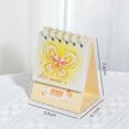 thumbnail image 3 of Xecvkr Monthly Desk Calendar 2025 Countdown Mini English Office School Family Portable Desktop Decoration Blank Writing Board Motivational Quotes Planner Organizer 7.6x5.9x4.1cm 1 Pack, 3 of 4