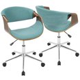 thumbnail image 1 of Curvo Mid-Century Modern Office Chair by LumiSource, 1 of 8