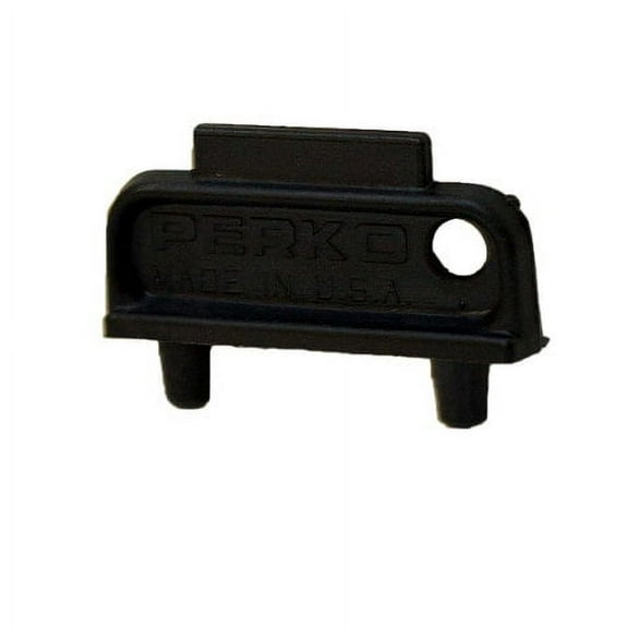 Perko Boat  Deck Fill Key | 1 3/4 X 1 1/8 Marine Black Plastic