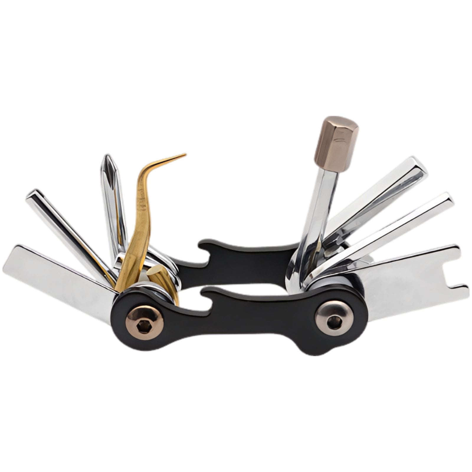 9-in-1 Scuba Diving Multi Travel Tool Set 420 Stainless Steel and Brass Diver Repair Multi-Tool Kit for BCD Regulator Valve with 1/4 Hex Wrench