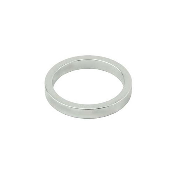 Alta 1 1/8" Bike Headset Spacer, Multiple Colors (Silver)