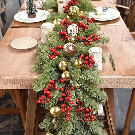 Christmas Holiday Savings 2024! QTOCIO Christmas Decorations, 6ft Christmas, Artificial Garland For Christmas Decorations For Outdoor Or Indoor, Home, Garden, Artificial Or Fireplaces
