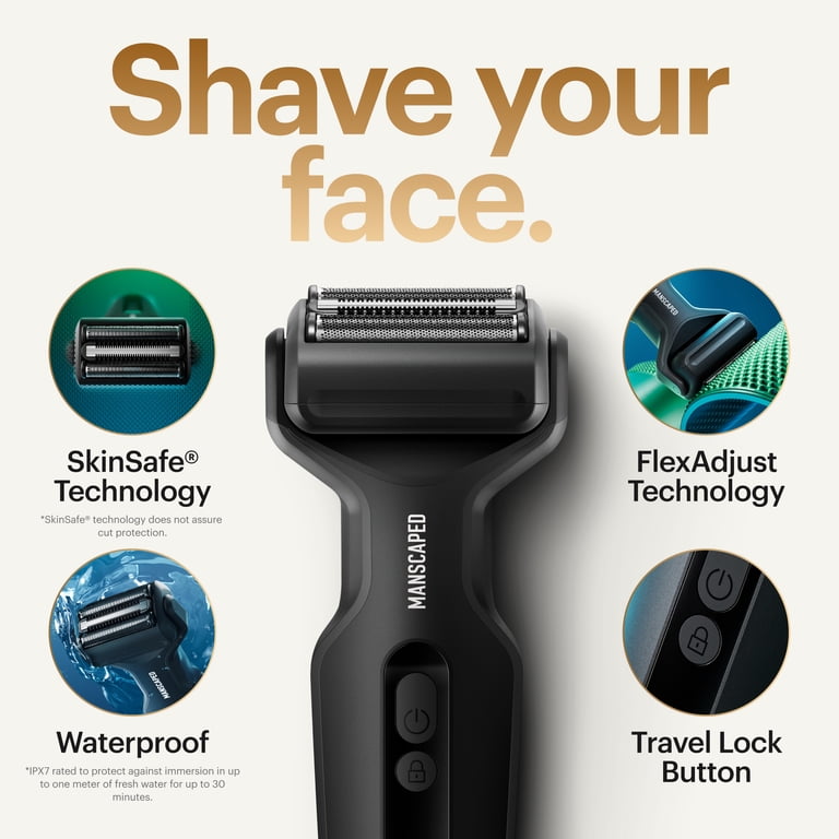 MANSCAPED® The Chairman Plus Precision Pack, Electric Foil Face