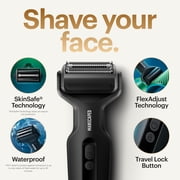 MANSCAPED® The Chairman Plus Precision Pack, Electric Foil Face Shaver and SkinSafe Precision Trimmer with Power Shave Gel