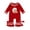 Z04-Red, variant on Newborn Baby Girl Football Outfit Game Day Rugby Long Sleeve Romper Ruffle Jumpsuit Infant Fall Winter Clothes
