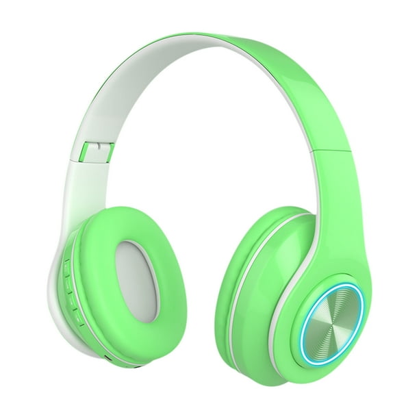Auriculares Inalámbricos Bluetooth Auriculares Inalámbricos, Auriculares Plegables, Auriculares Led Que Emiten Luz, Auriculares Que Se Pueden Conectar Y Salir, Auriculares Inalámbricos de Tarjeta Univ