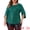 Green, variant on DARING DIVA Women's Plus Glitter 3/4 Sleeve Sparkle Sequin Blouse 1X Gold