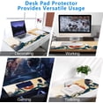 thumbnail image 6 of Large Mouse Pad,Japanese Cherry Blossoms and Red Sun and Wave Large XL Desk Mat Extended Waterproof Mouse Mat with Stitched Edges and Non-Slip Base for Office Gaming Home 31.5 X 11.8 Inch, 6 of 6