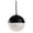Black, variant on PD11708-BG-Kuzco Lighting-Monae - 17W LED Pendant-7.88 Inches Tall and 7.88 Inches Wide-Brushed Gold Finish    -Traditional Installation