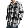 thumbnail image 4 of Dovford Mens Flannel Shirts Long Sleeve Flannel Shirt for Men Casual Button Down Brushed 100% Cotton Shirt, 4 of 4