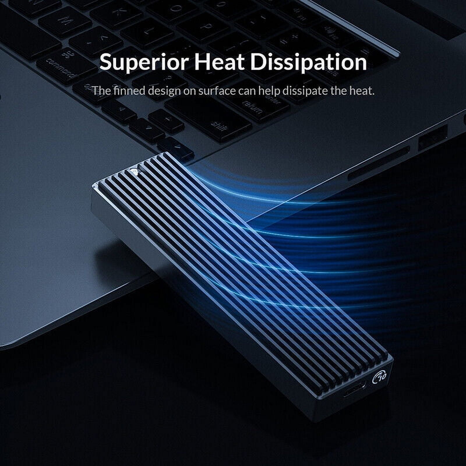 M2PV-C3 M.2 NVME SSD Enclosure Adapter USB 3.1 Type Solid State Drive Case TAPDRA Spare Part