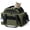Dark Green, variant on Expandable Pet Carrier for Small Dogs and Cats, Airline Approved Soft-Sided Travel Bag with Anti-Scratch Mesh, Locking Zippers, and Leakproof Pee Pad