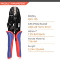 thumbnail image 2 of Herramienta de crimpado HKS para conectores termorretráctiles con 180 piezas AWG 22-10, 2 of 5
